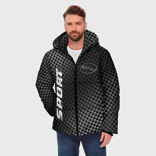 Мужская зимняя куртка Jaguar sport carbon / 3D-Черный – фото 3