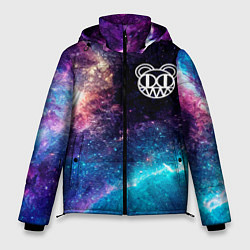Куртка зимняя мужская Radiohead space rock, цвет: 3D-черный