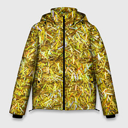 Куртка зимняя мужская Золотые ленточки, цвет: 3D-светло-серый