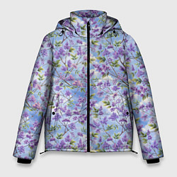 Мужская зимняя куртка Светлая фиолетовая сирень