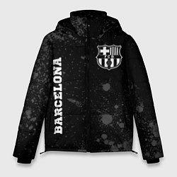 Куртка зимняя мужская Barcelona sport на темном фоне вертикально, цвет: 3D-черный