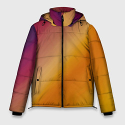 Куртка зимняя мужская Абстракция солнечный луч, цвет: 3D-светло-серый
