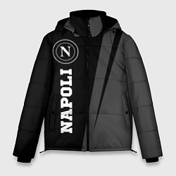 Куртка зимняя мужская Napoli sport на темном фоне по-вертикали, цвет: 3D-черный