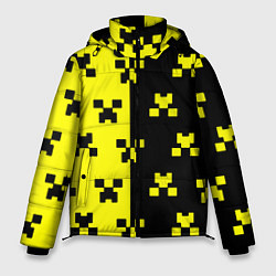 Куртка зимняя мужская Minecraft logo brend online, цвет: 3D-красный