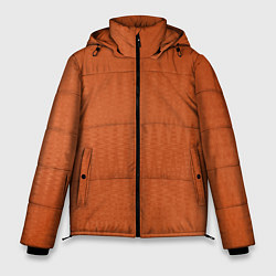 Мужская зимняя куртка Светлый коричневый текстурированный