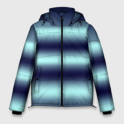 Куртка зимняя мужская Полосы градиент, цвет: 3D-красный