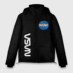 Куртка зимняя мужская NASA logo usa space, цвет: 3D-светло-серый