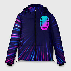 Куртка зимняя мужская Spirited Away neon blast lines, цвет: 3D-черный