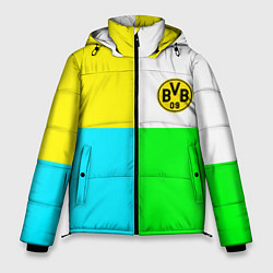 Куртка зимняя мужская Borussia color cport, цвет: 3D-черный