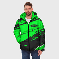 Куртка зимняя мужская Ford sport green, цвет: 3D-черный — фото 2