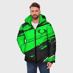 Куртка зимняя мужская SsangYong sport green, цвет: 3D-черный — фото 2