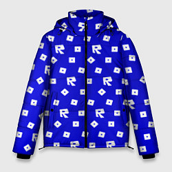 Мужская зимняя куртка Roblox blue pattern