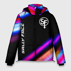 Куртка зимняя мужская Sally Face speed game lights, цвет: 3D-черный