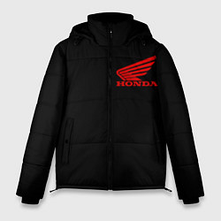 Куртка зимняя мужская Honda red logo auto steel, цвет: 3D-красный