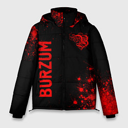 Куртка зимняя мужская Burzum - red gradient вертикально, цвет: 3D-черный