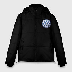 Куртка зимняя мужская Volkswagen logo auto, цвет: 3D-светло-серый