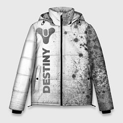 Куртка зимняя мужская Destiny - white gradient по-вертикали, цвет: 3D-черный