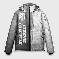 Куртка зимняя мужская Atletico Madrid - grey gradient по-вертикали, цвет: 3D-черный