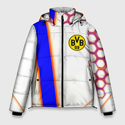 Куртка зимняя мужская Borussia geometry sport, цвет: 3D-красный