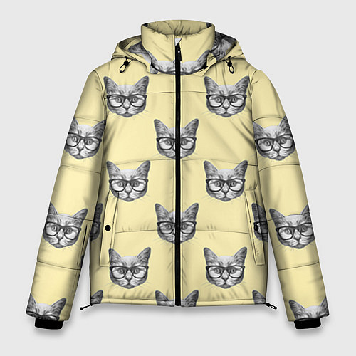 Мужская зимняя куртка Котик / 3D-Красный – фото 1