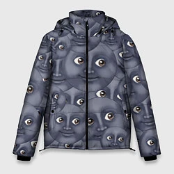Куртка зимняя мужская Эмодзи, цвет: 3D-черный