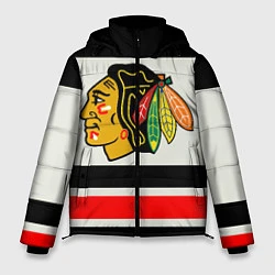 Куртка зимняя мужская Chicago Blackhawks, цвет: 3D-светло-серый