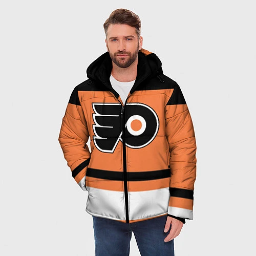 Мужская зимняя куртка Philadelphia Flyers / 3D-Черный – фото 3