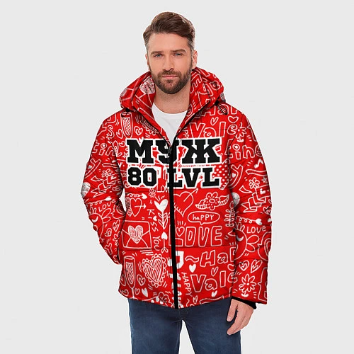Мужская зимняя куртка Муж 80 LVL / 3D-Черный – фото 3