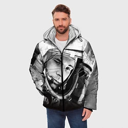 Куртка зимняя мужская Юрий Гагарин, цвет: 3D-черный — фото 2