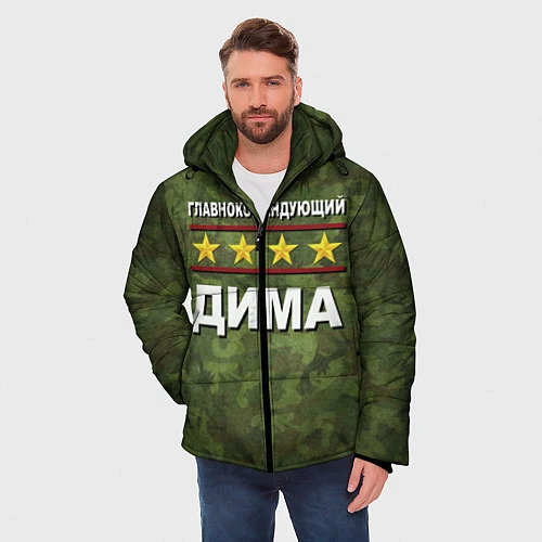 Мужская зимняя куртка Главнокомандующий Дима / 3D-Черный – фото 3