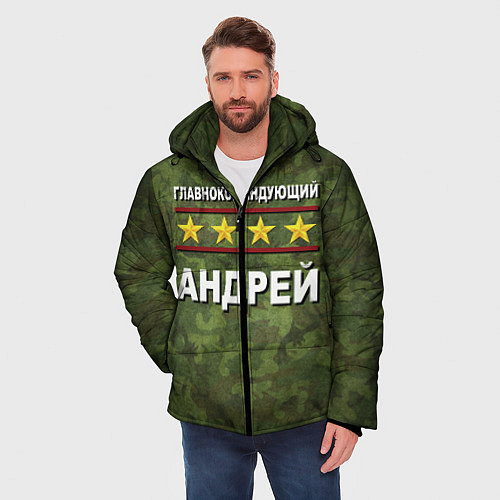 Мужская зимняя куртка Главнокомандующий Андрей / 3D-Черный – фото 3