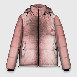 Куртка зимняя мужская Загорелый торс, цвет: 3D-черный