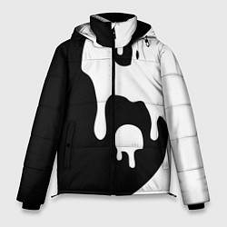Куртка зимняя мужская Инь Янь, цвет: 3D-черный