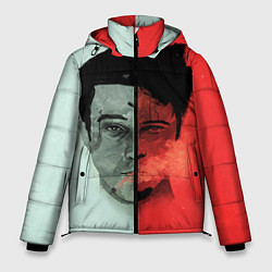 Куртка зимняя мужская Norton: White & Red, цвет: 3D-красный