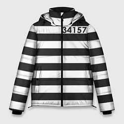 Куртка зимняя мужская Заключенный, цвет: 3D-черный