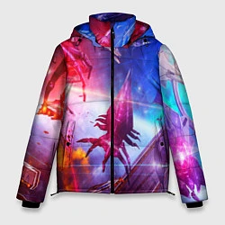 Куртка зимняя мужская Mass effect, цвет: 3D-черный