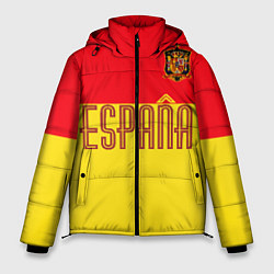 Куртка зимняя мужская Сборная Испании: Евро 2016, цвет: 3D-красный