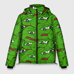 Куртка зимняя мужская Sad frogs, цвет: 3D-светло-серый