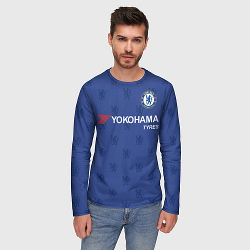 Мужской лонгслив Chelsea FC: Yokohama / 3D-принт – фото 3