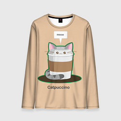 Мужской лонгслив Catpuccino