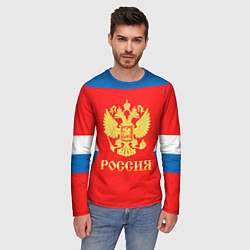 Лонгслив мужской Сборная РФ: #8 OVECHKIN, цвет: 3D-принт — фото 2