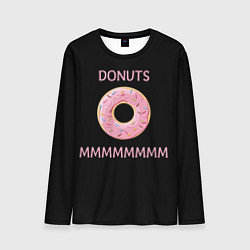 Лонгслив мужской Donuts, цвет: 3D-принт
