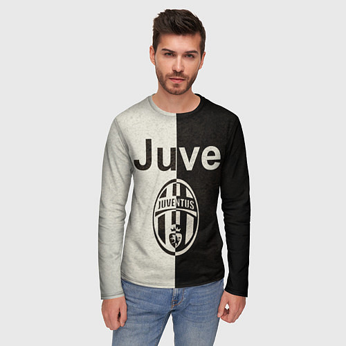 Мужской лонгслив Juventus6 / 3D-принт – фото 3