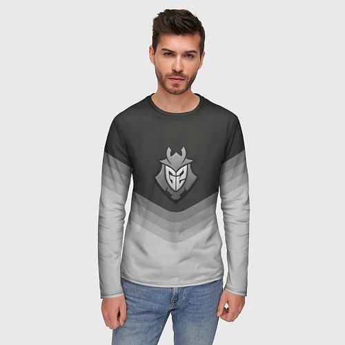 Мужской лонгслив G2 Esports Uniform / 3D-принт – фото 3