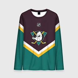 Лонгслив мужской NHL: Anaheim Ducks, цвет: 3D-принт