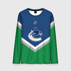 Лонгслив мужской NHL: Vancouver Canucks, цвет: 3D-принт