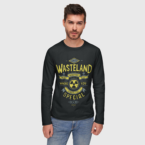 Мужской лонгслив Come to Wasteland / 3D-принт – фото 3