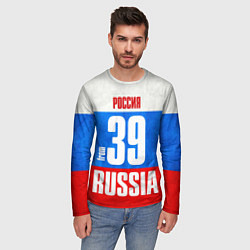 Лонгслив мужской Russia: from 39, цвет: 3D-принт — фото 2