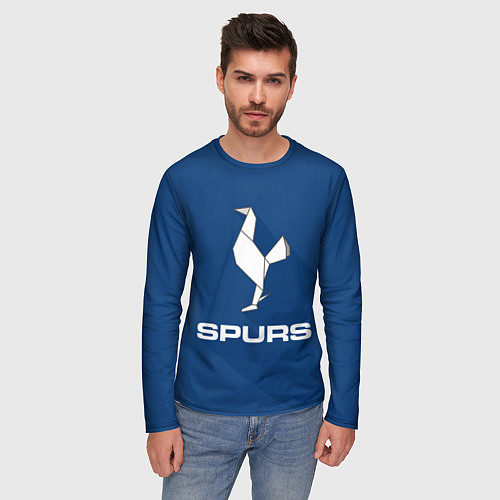 Мужской лонгслив Tottenham Spurs / 3D-принт – фото 3