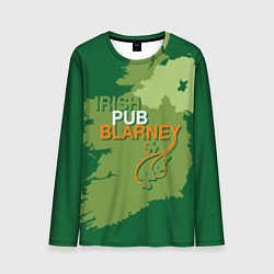 Лонгслив мужской Irish pub Blarney, цвет: 3D-принт